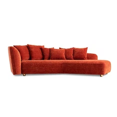 Designer sofa i tekstil